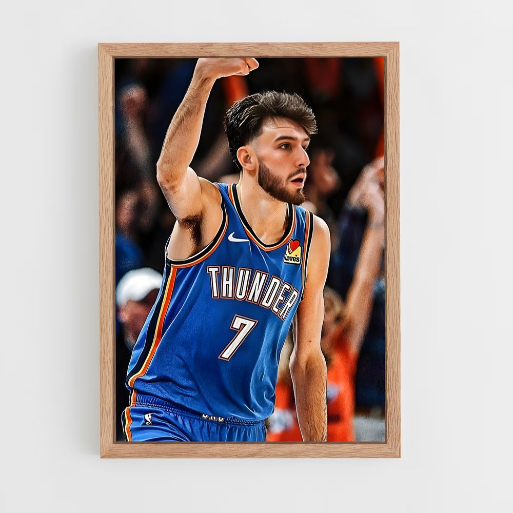 Poster Thunder Rising – affiche Basketball (vue 4)